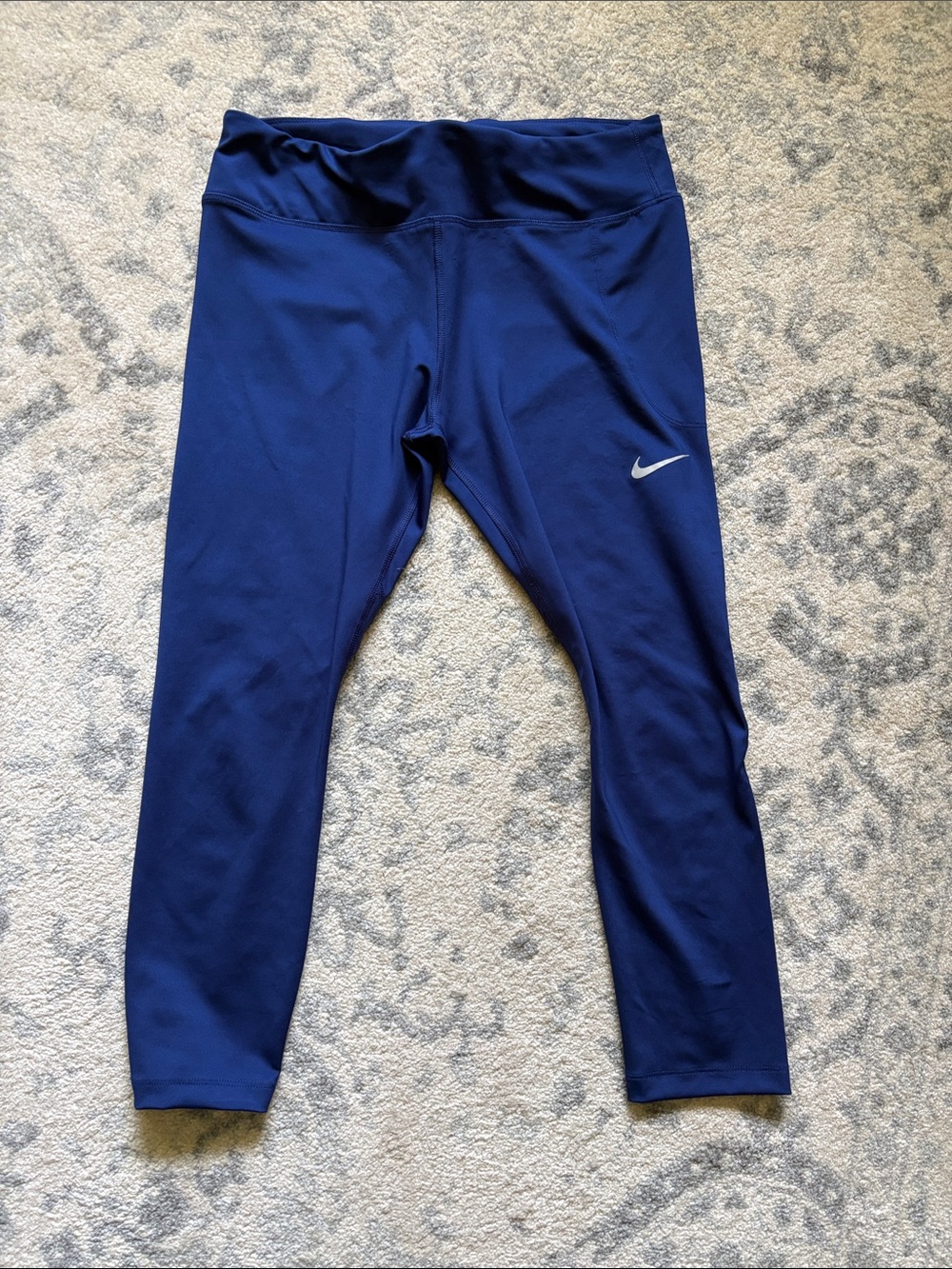 Nike Dark Blue Athletic Leggings - Picture 2 of 10